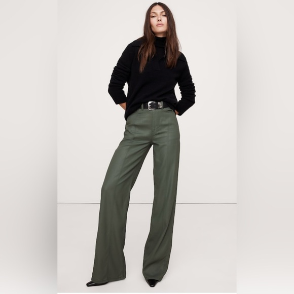 Banana Republic Denim - BANANA REPUBLIC THE COATED DENIM PINTUCK JEAN